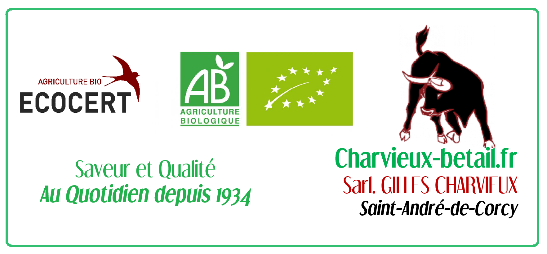 LOGO PANNEAU ECOCERT CHARVIEUX